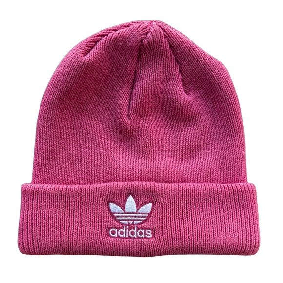 ADIDAS Pink Knit Hat Beanie Size ONE SIZE - Picture 1 of 6
